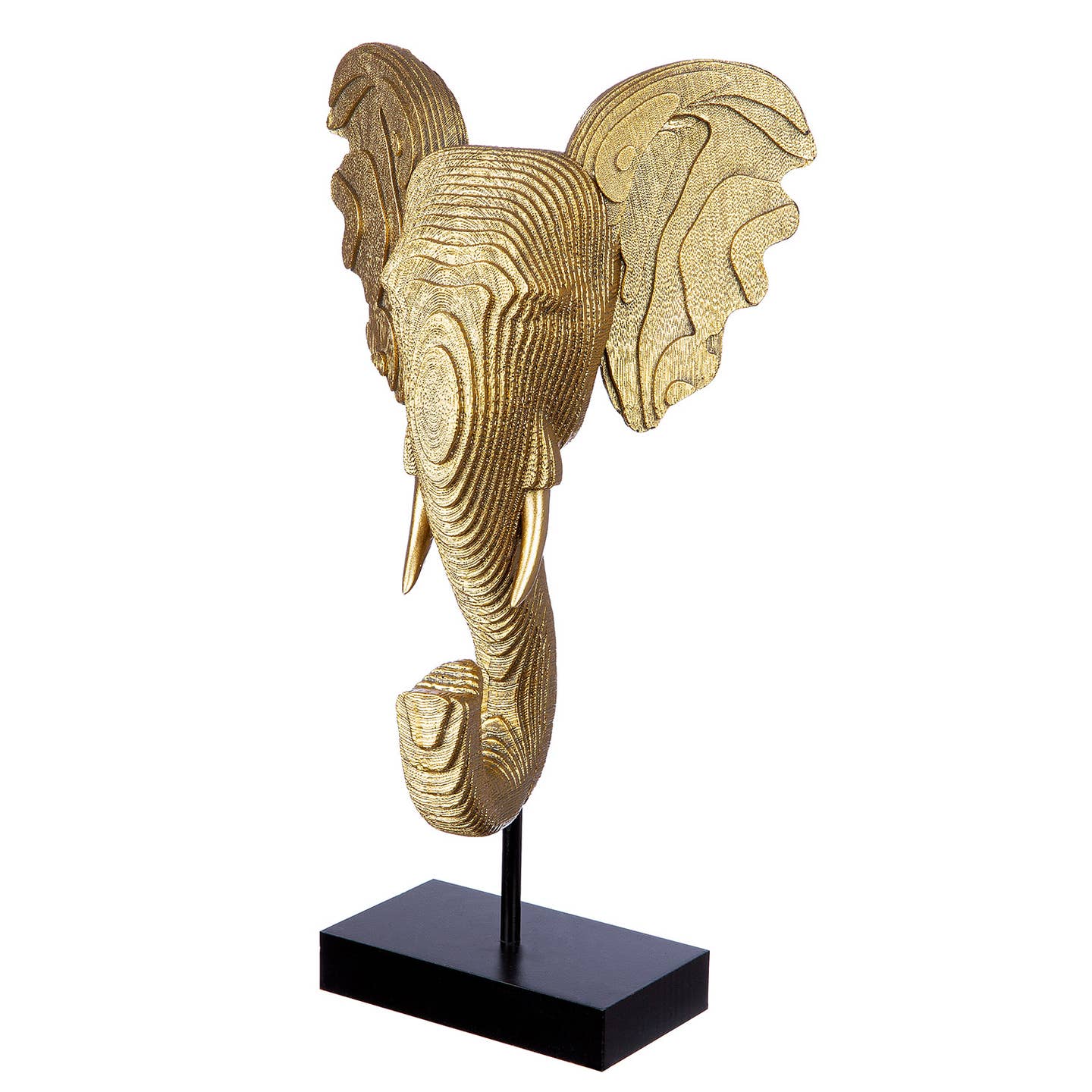 Gold Elephant Sculpture 39cm 37950