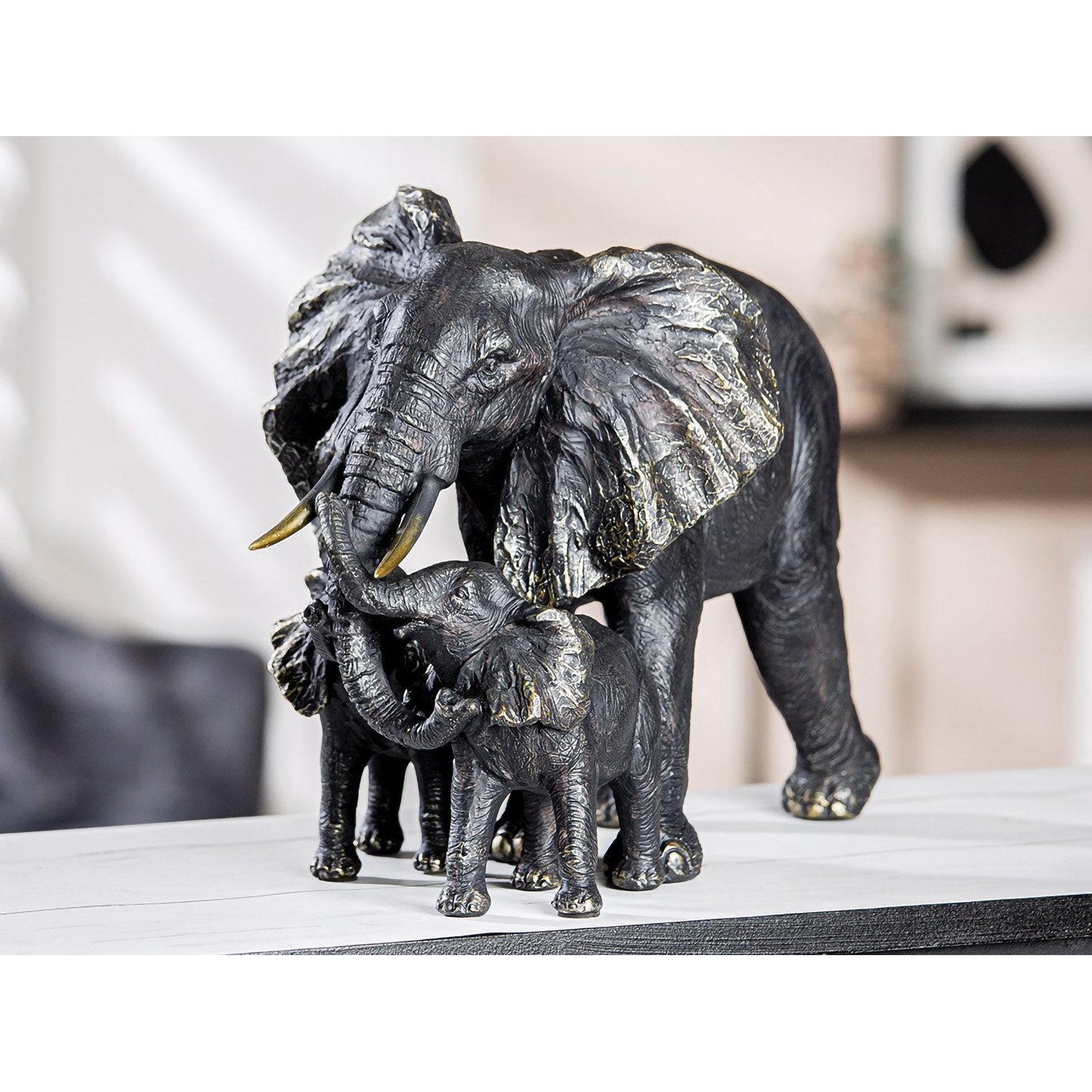 Elephant Family Sculpture 26,5 cm 51971