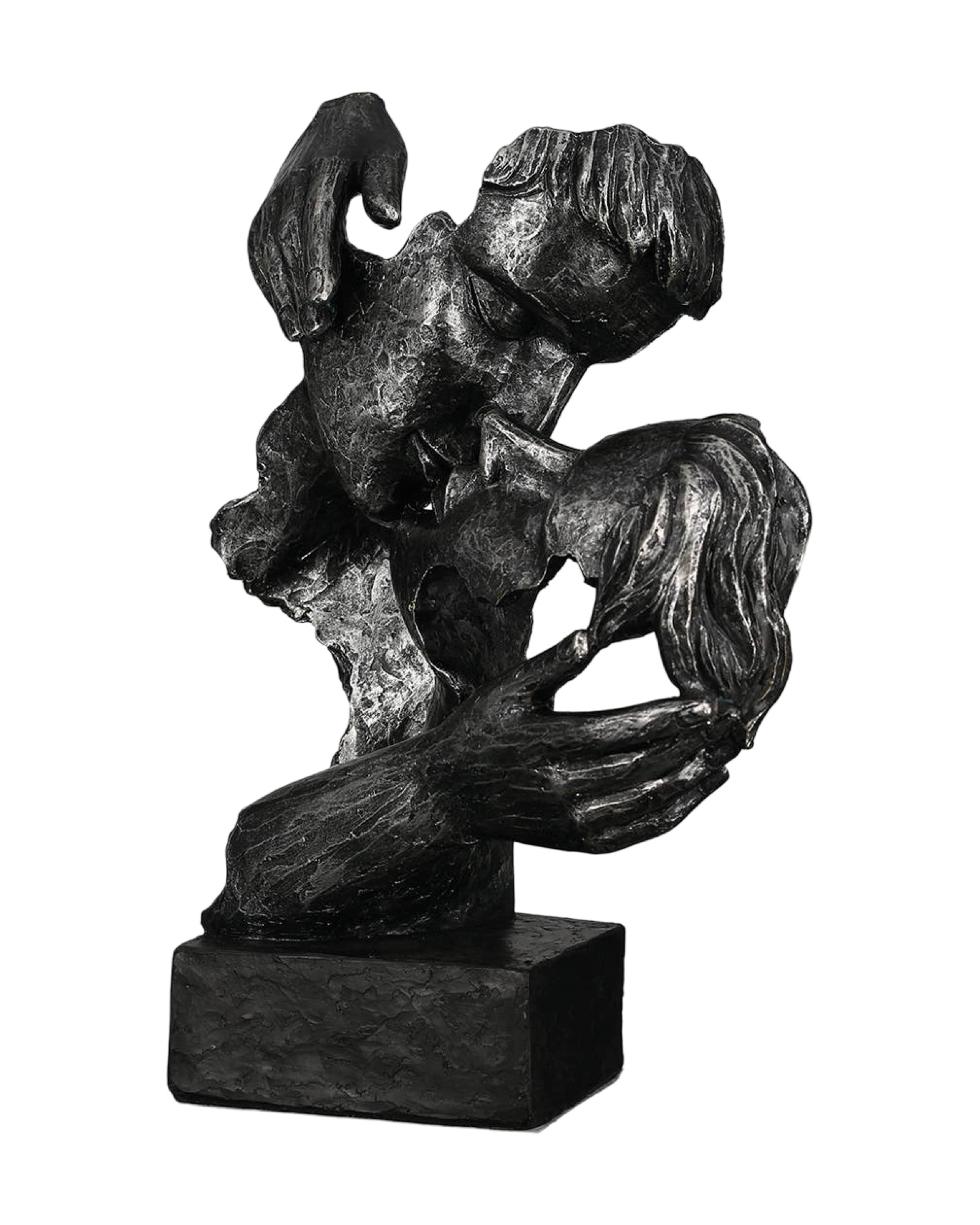 Addiction Sculpture Antique Silver 28 cm 89315