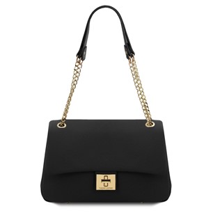 Tuscany Leather Elettra Shoulderbag Black TL142353