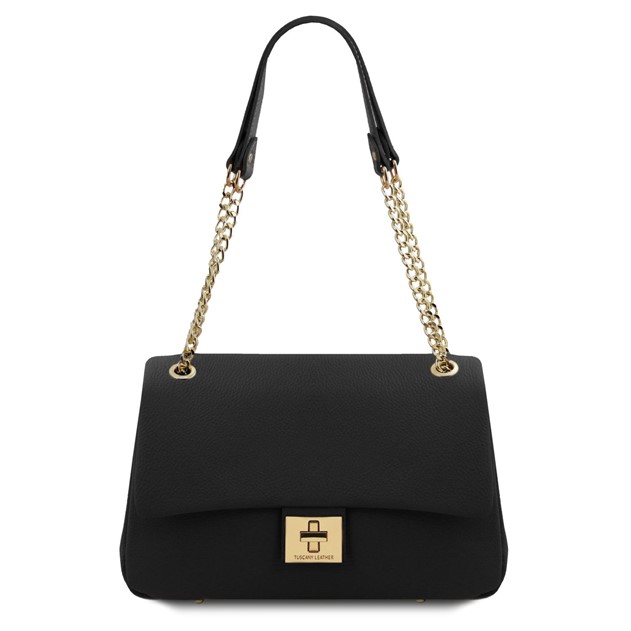 Tuscany Leather Elettra Shoulderbag Black TL142353