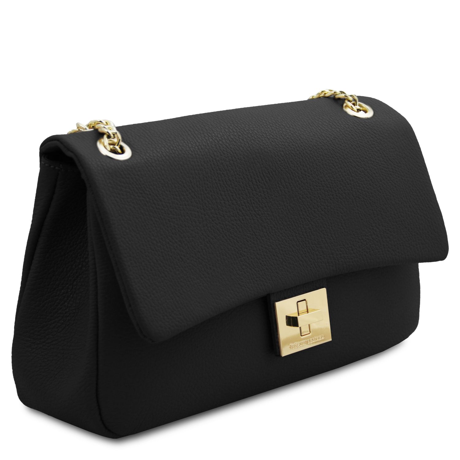 Tuscany Leather Elettra Shoulderbag Black TL142353