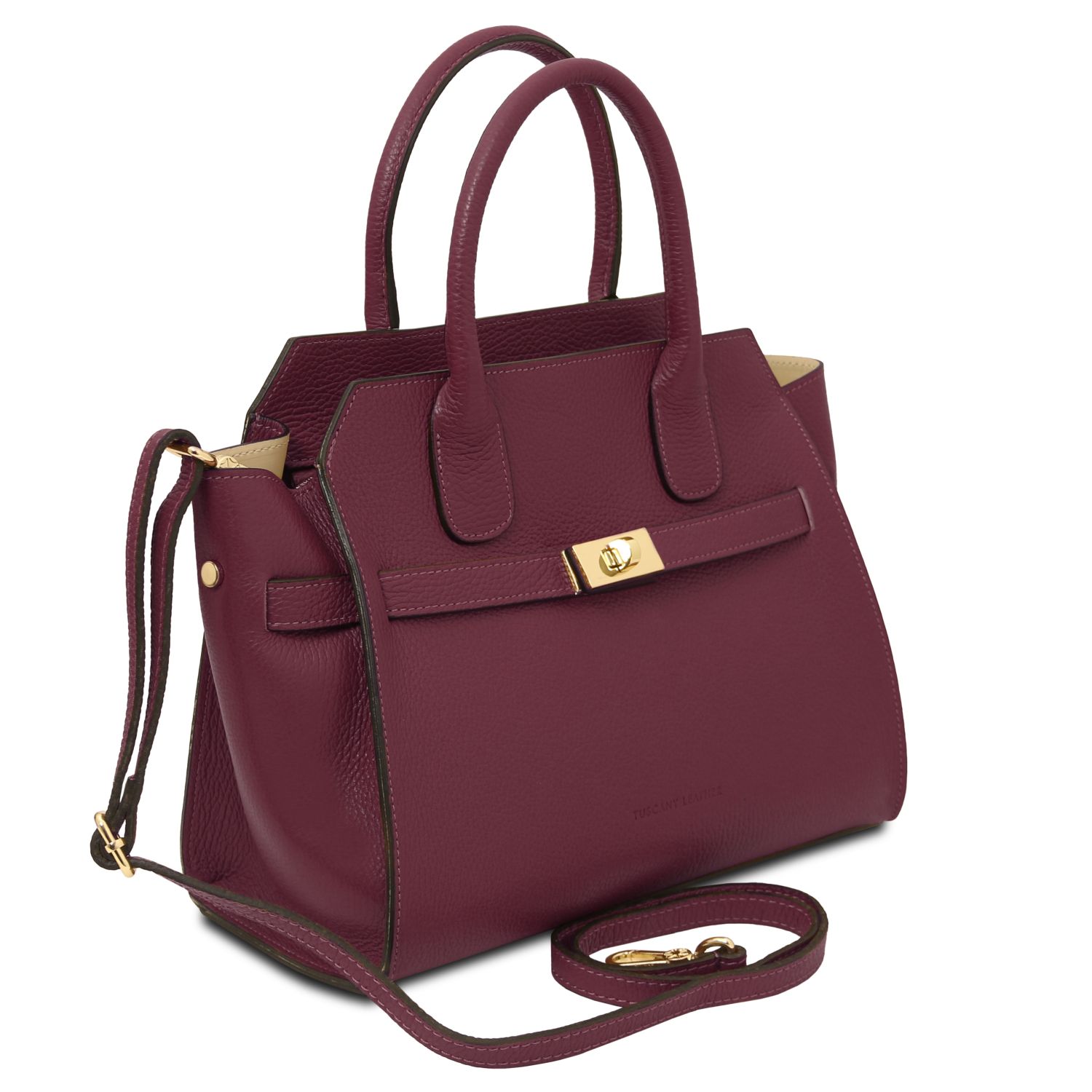 Tuscany Leather Origami Handbag Bordeaux TL142466
