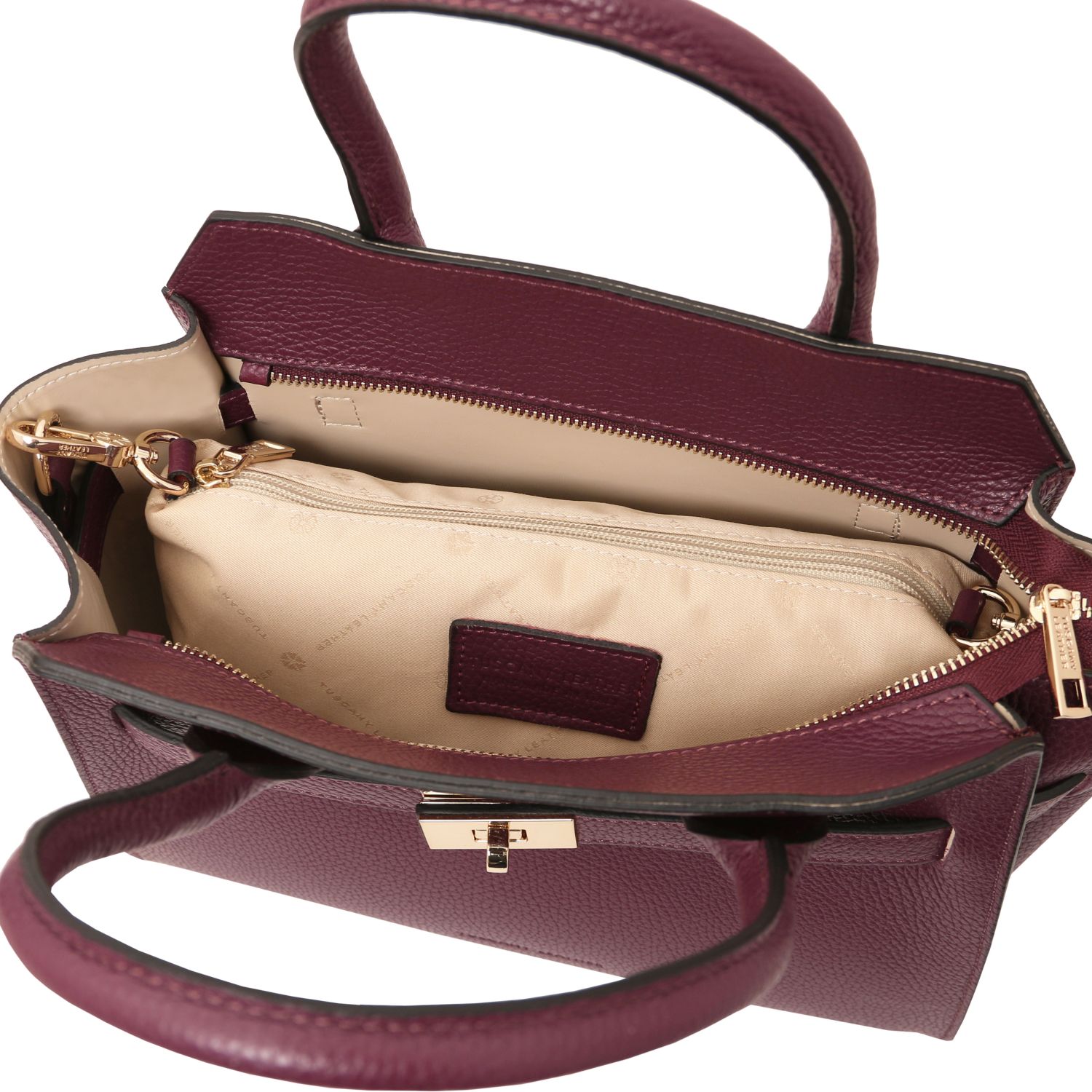 Tuscany Leather Origami Handbag Bordeaux TL142466