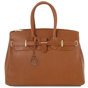 Tuscany Leather TL Handbag Cognac TL141529