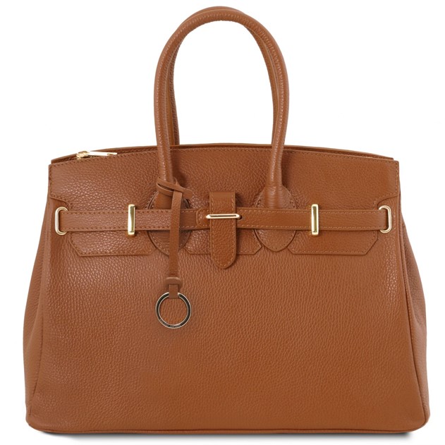 Tuscany Leather TL Handbag Cognac TL141529