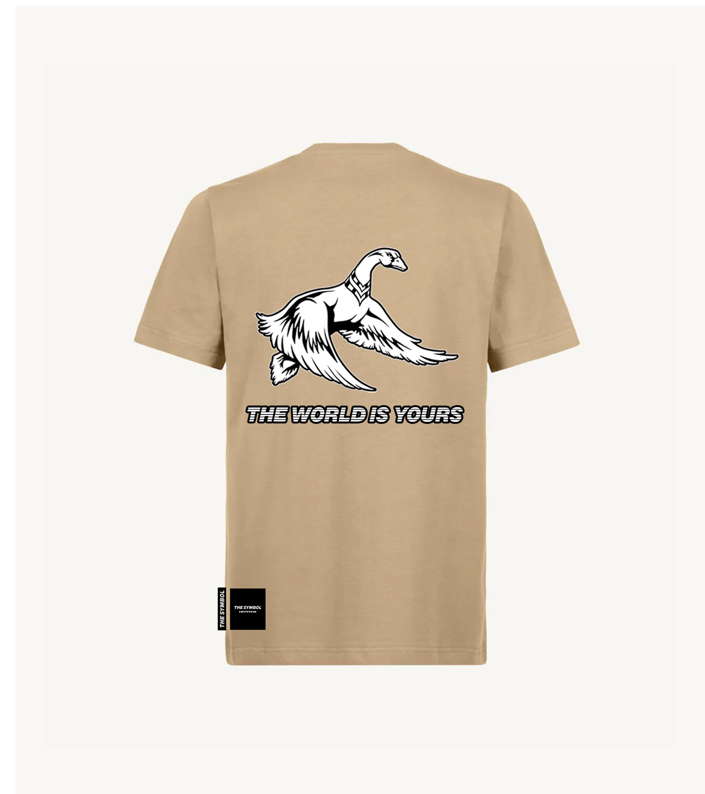 THE SYMBOL The World is Yours Regular Fit T Shirt Croissant