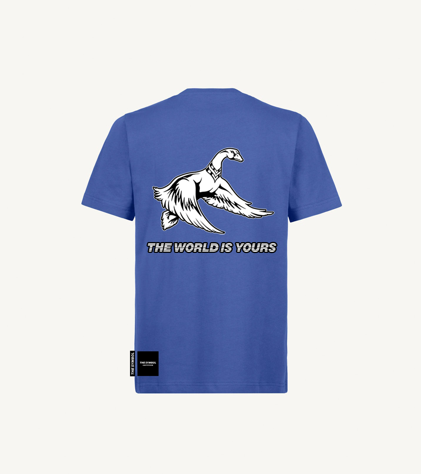 THE SYMBOL The World is Yours Regular Fit T Shirt Cobalt Blue