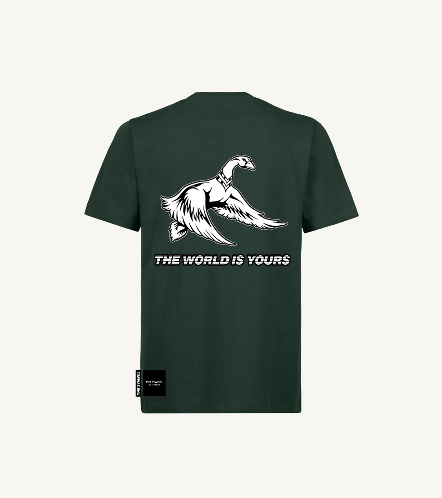 THE SYMBOL The World is Yours Regular Fit T Shirt Wild Green