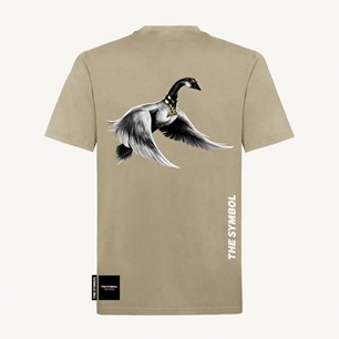 THE SYMBOL Flagship Vintage Regular Fit T Shirt Vintage Dune