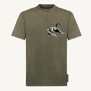 THE SYMBOL Flagship Vintage Regular Fit T Shirt Vintage Olive
