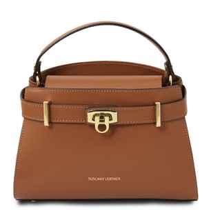 Tuscany Leather Maisy Handbag Small Cognac TL142459