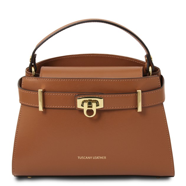 Tuscany Leather Maisy Handbag Small Cognac TL142459