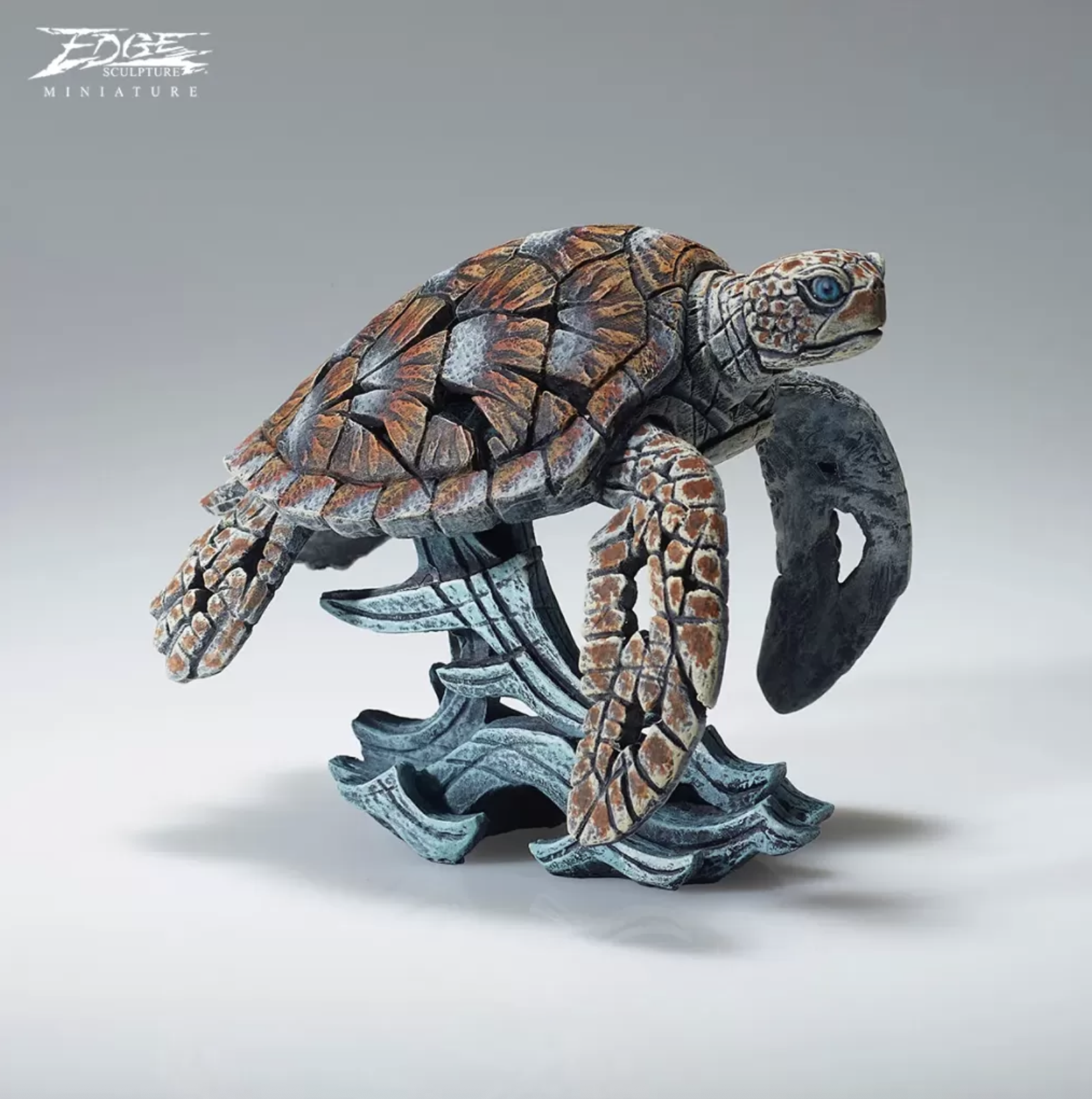 Edge Sculpture Sea Turtle Miniature Bust