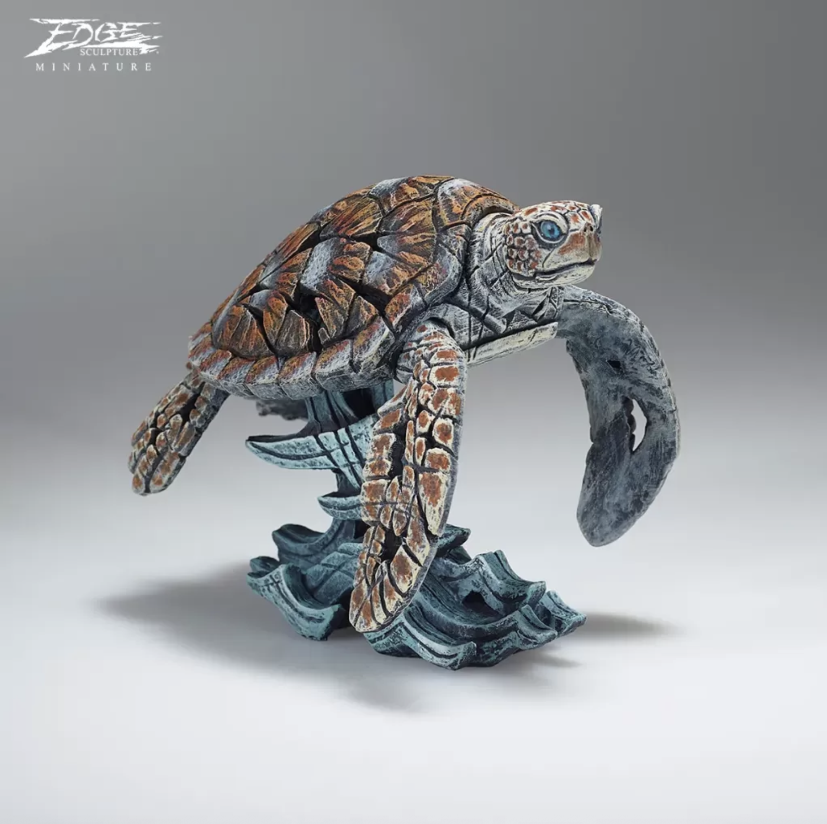 Edge Sculpture Sea Turtle Miniature Bust