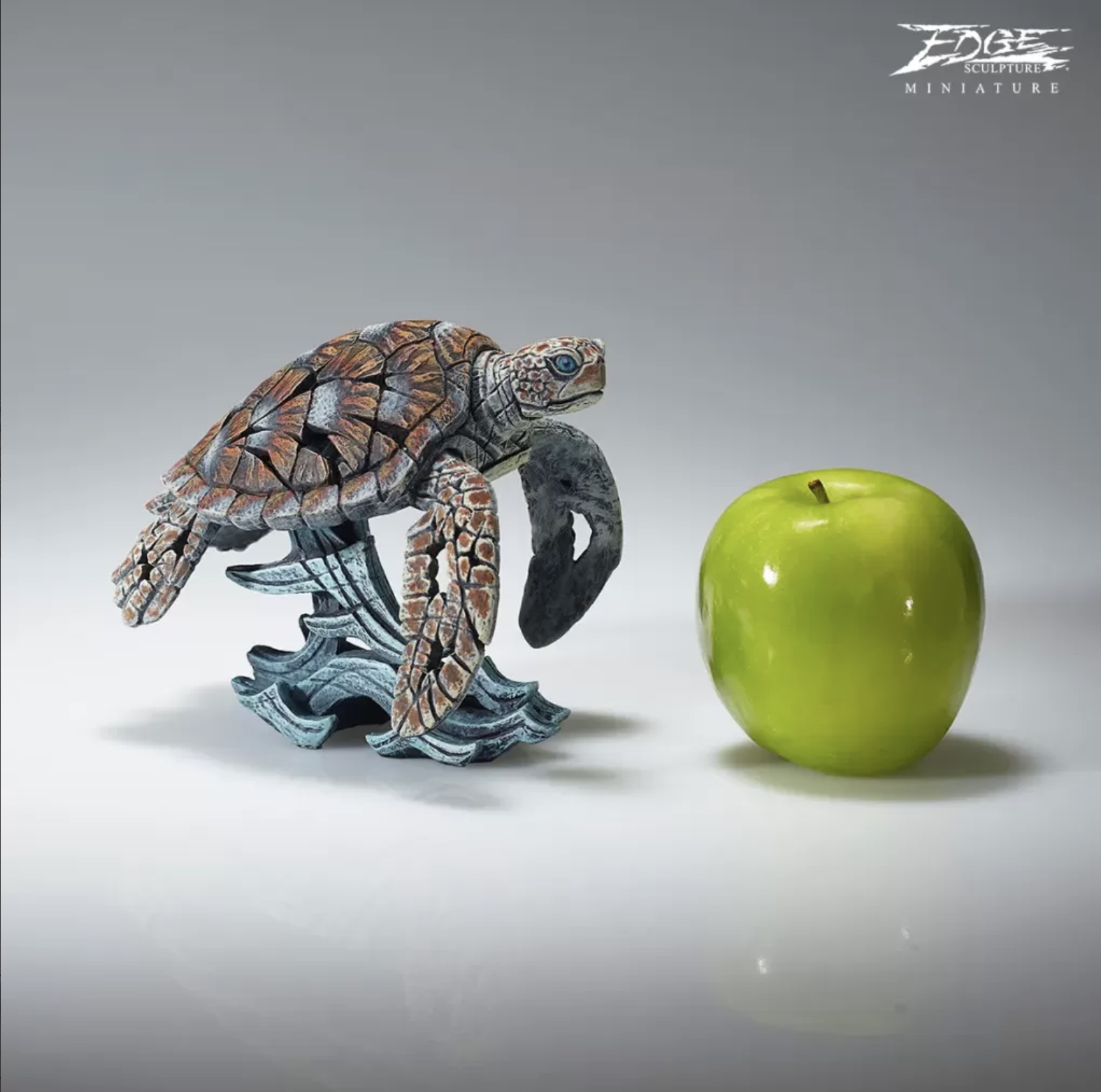 Edge Sculpture Sea Turtle Miniature Bust