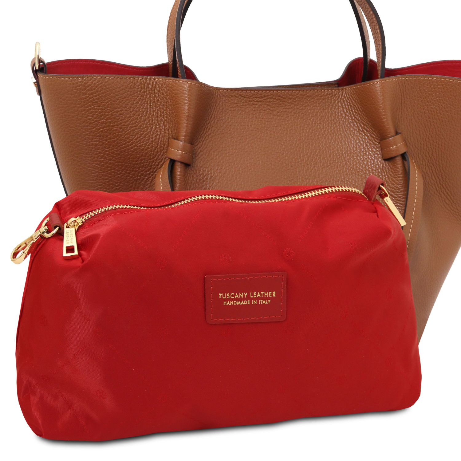 Tuscany Leather Legame Tote Cognac Large TL142481