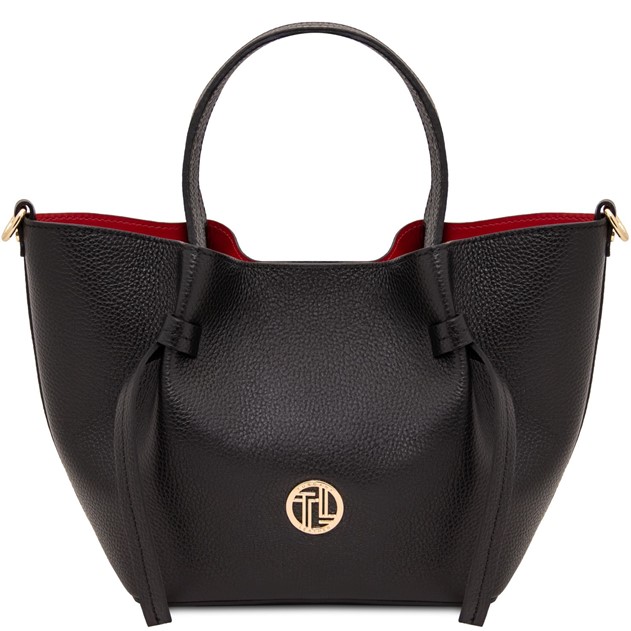 Tuscany Leather Legame Handbag Black Small TL142482