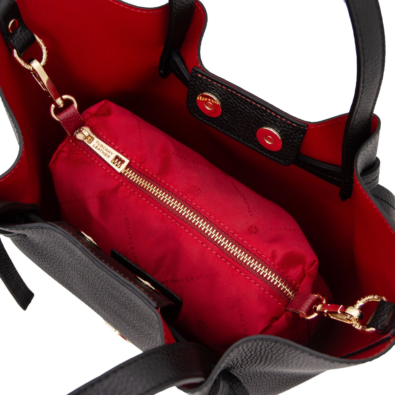 Tuscany Leather Legame Handbag Black Small TL142482