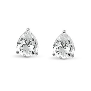 New Bling Sterling Silver Earrings 7x9 mm 9NB-0014