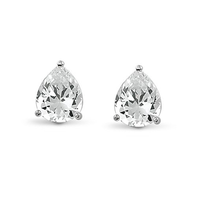 New Bling Sterling Silver Earrings 7x9 mm 9NB-0014