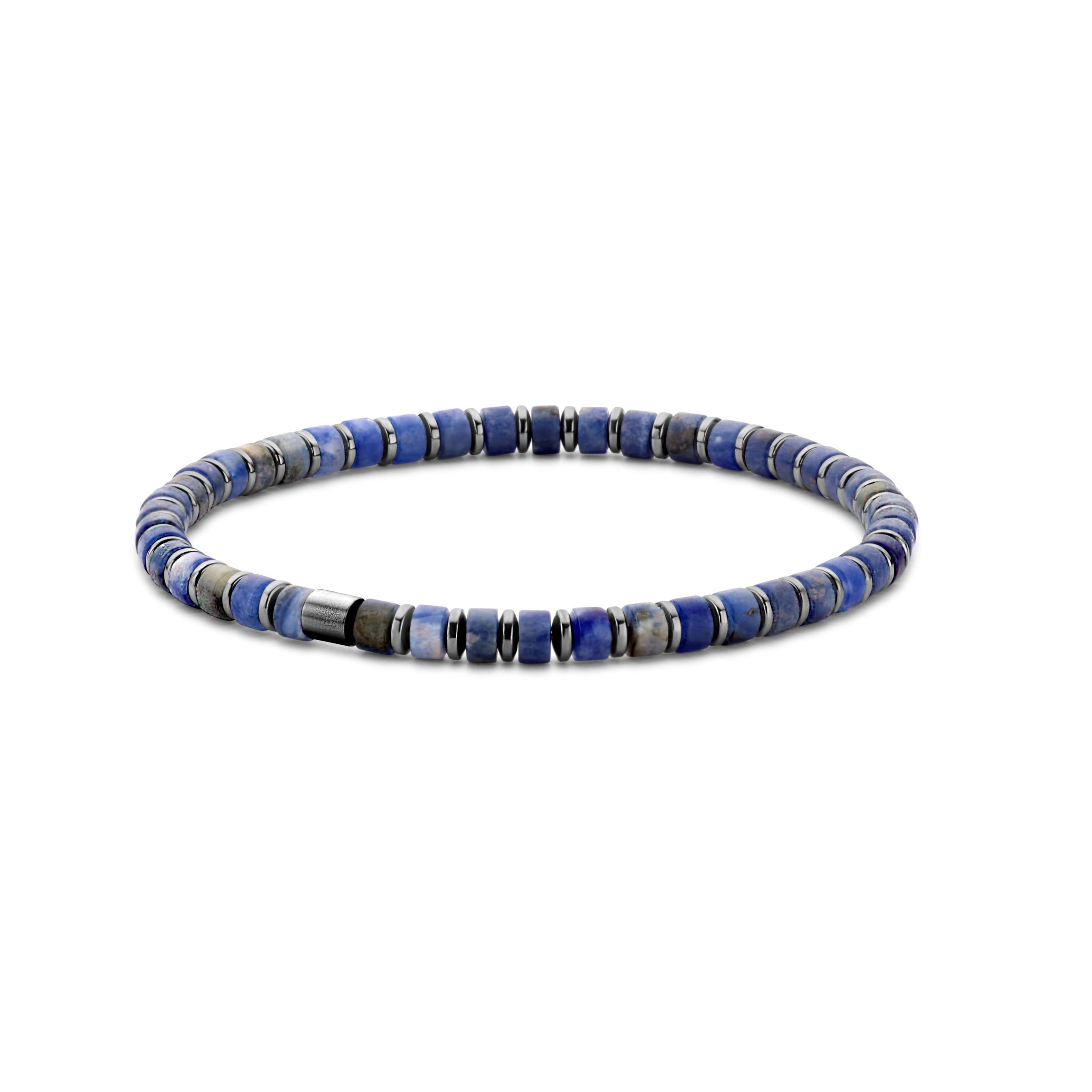 Frank 1967 Steel & Colored Beads Bracelet 7FB-0598