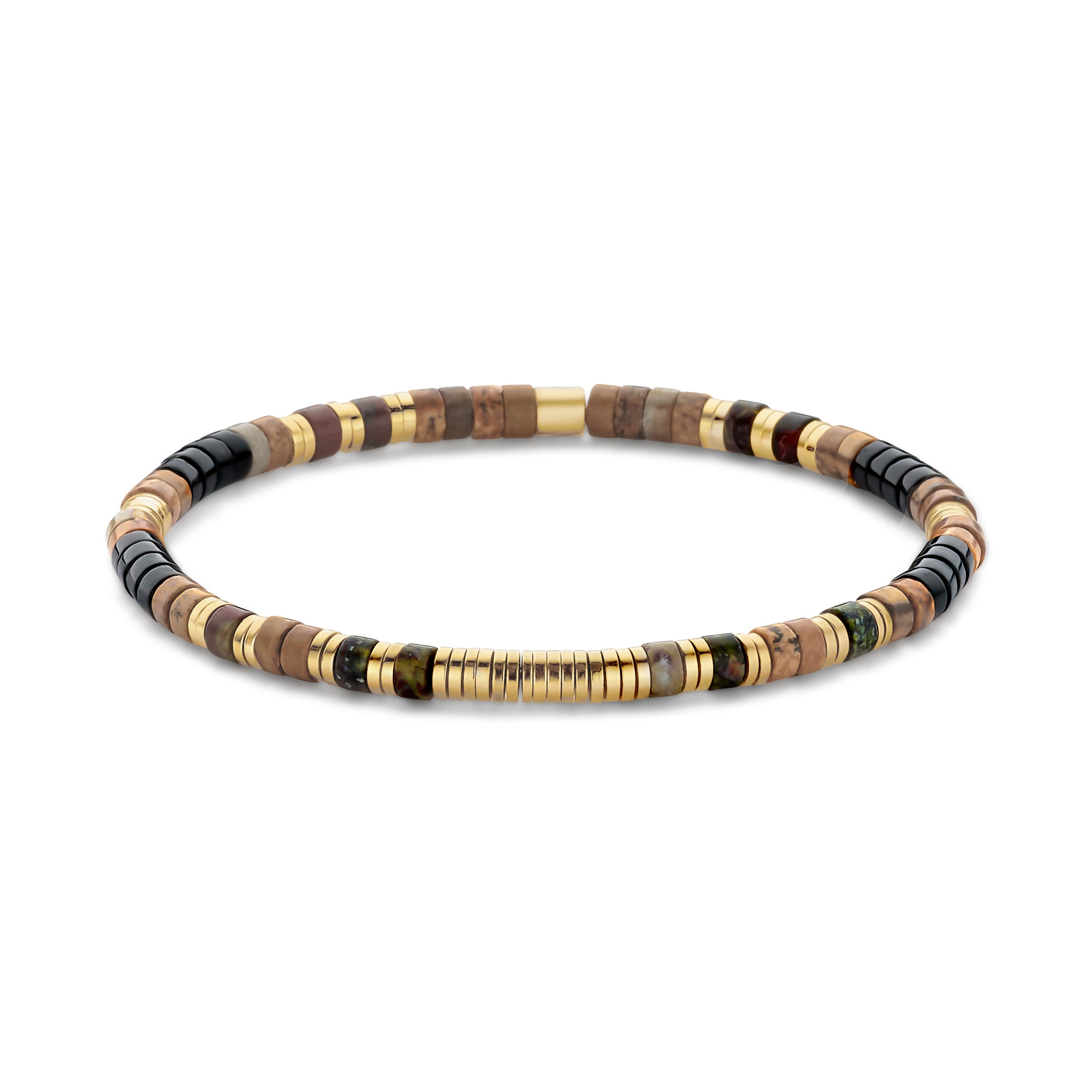 Frank 1967 Flat Beads Bracelet 7FB-0763