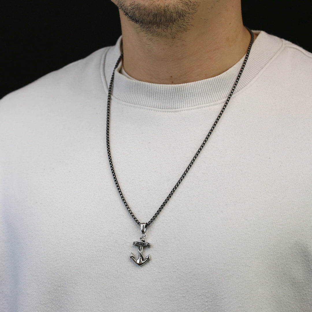 Frank 1967 Anchor Pendant Necklace 7FN-0005