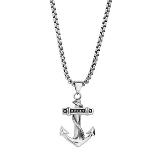 Frank 1967 Anchor Pendant Necklace 7FN-0005