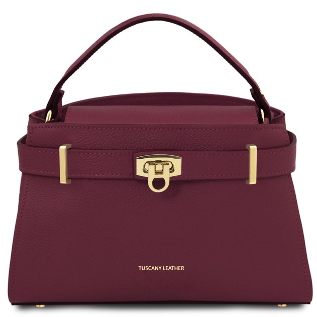 Tuscany Leather Maisy Handbag Large Bordeaux TL142455