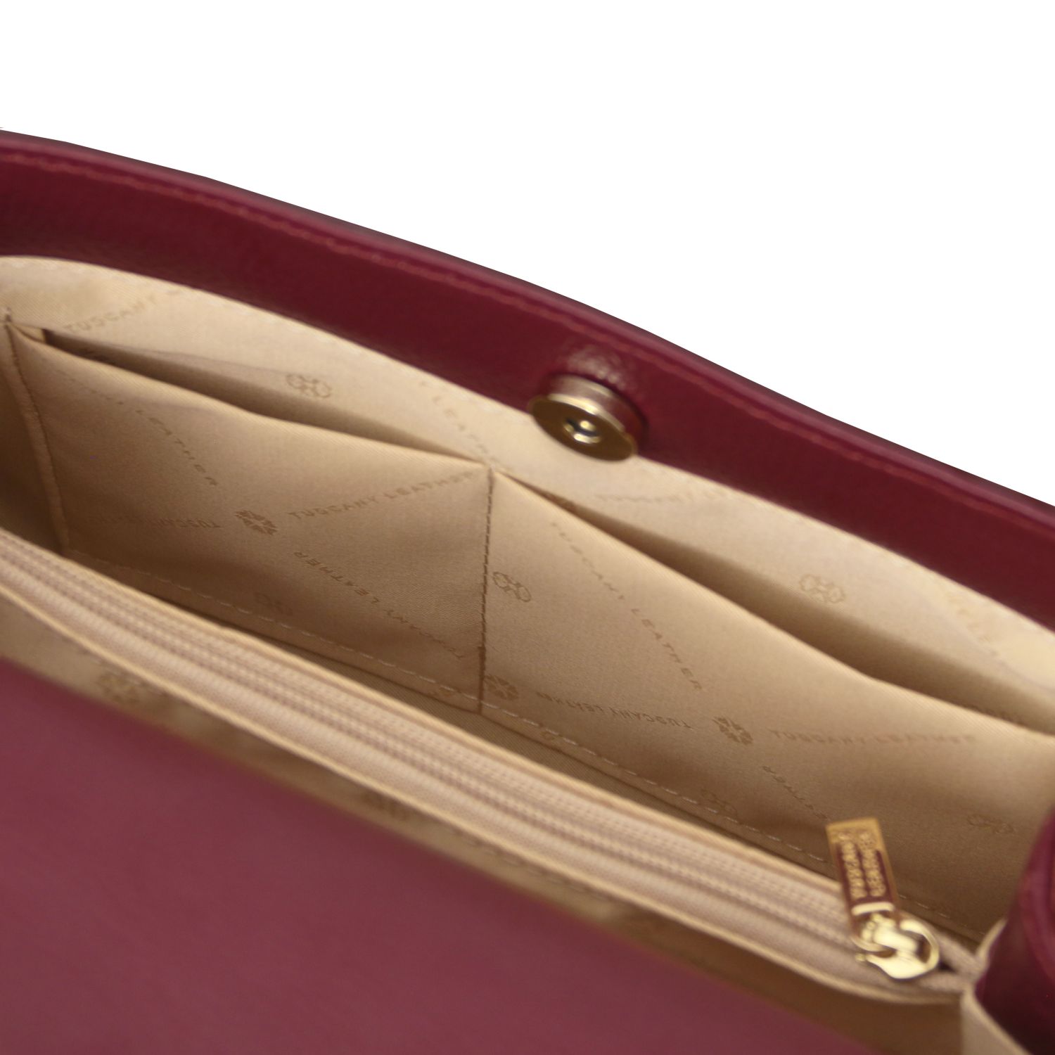 Tuscany Leather Maisy Handbag Large Bordeaux TL142455
