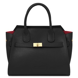 Tuscany Leather Origami Handbag Black TL142466