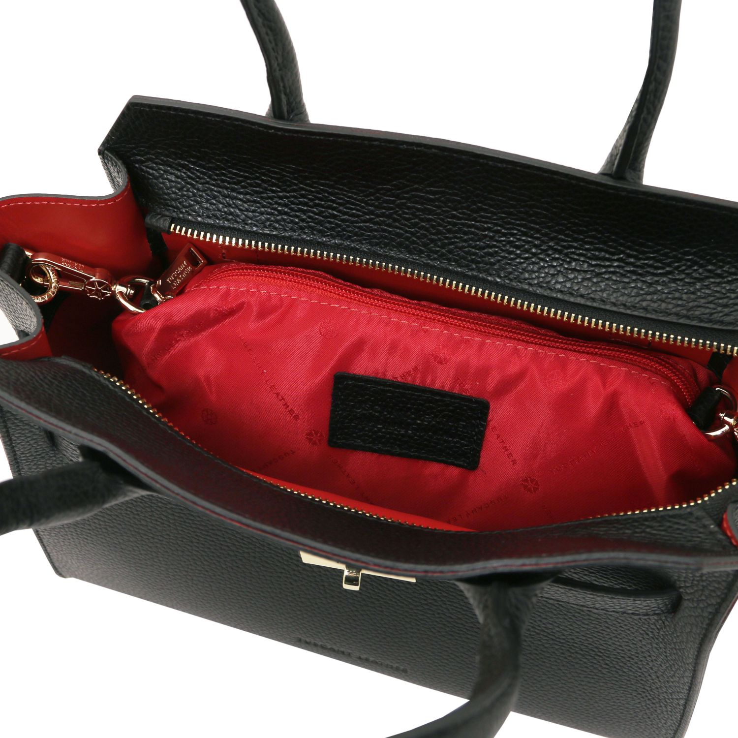 Tuscany Leather Origami Handbag Black TL142466