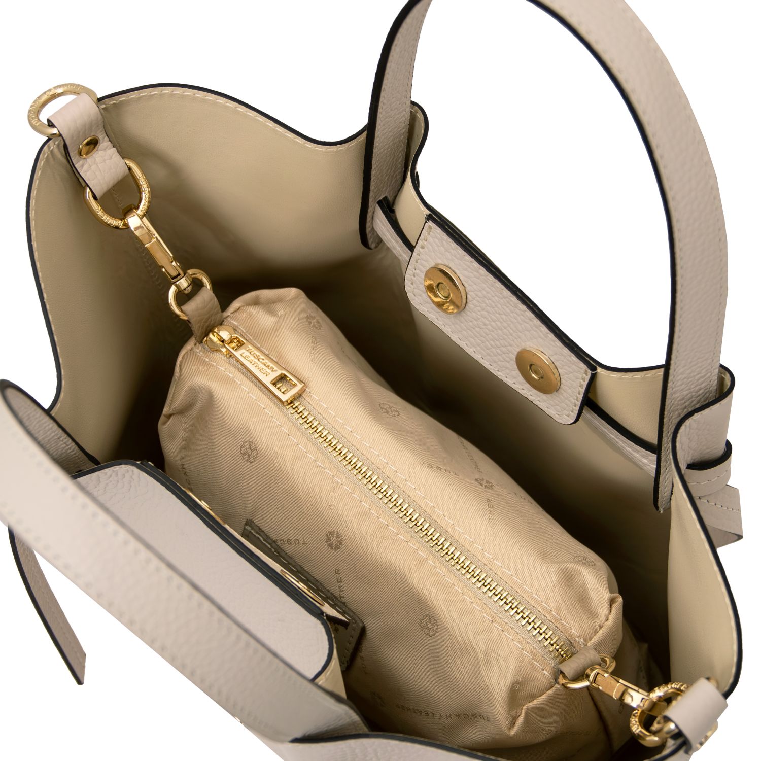 Tuscany Leather Legame Handbag Beige Small TL142482