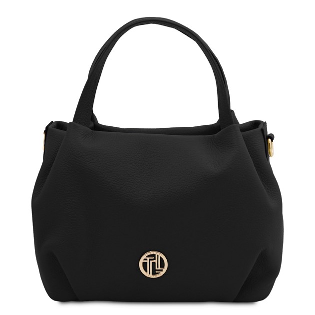 Tuscany Leather Nora Hand Bag Black TL142372
