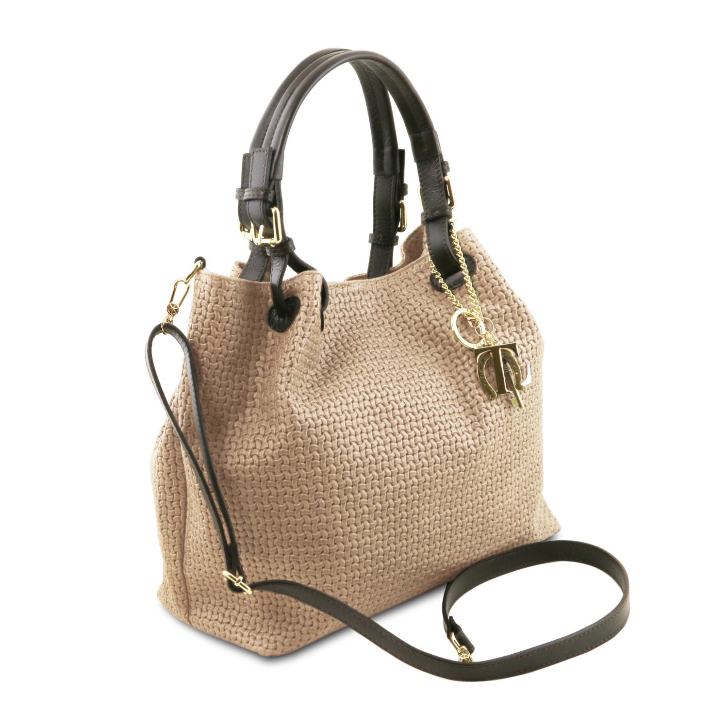 Tuscany Leather TL Keyluck Handbag Beige TL141573