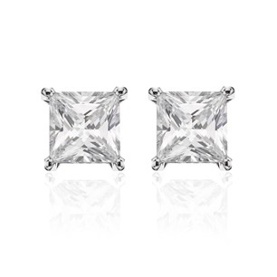 New Bling Sterling Silver Earrings 8 mm 9NB-0005