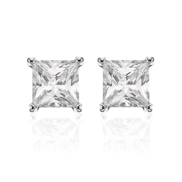 New Bling Sterling Silver Earrings 8 mm 9NB-0005