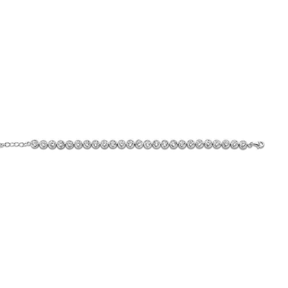 New Bling Sterling Silver Bracelet 7 mm 9NB-0240