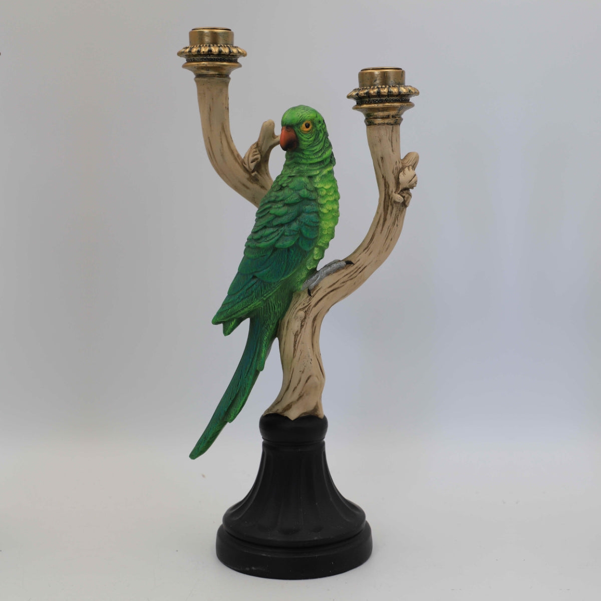 Green Cockatoo Candleholder 36 cm CCG581