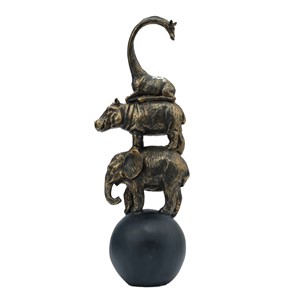 Stack of Animals Sculpture 42 cm SOA484