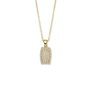 New Bling 14k Gold Plated Necklace 9NB-1432