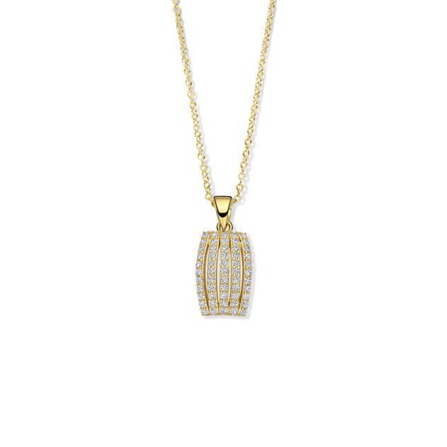New Bling 14k Gold Plated Necklace 9NB-1432