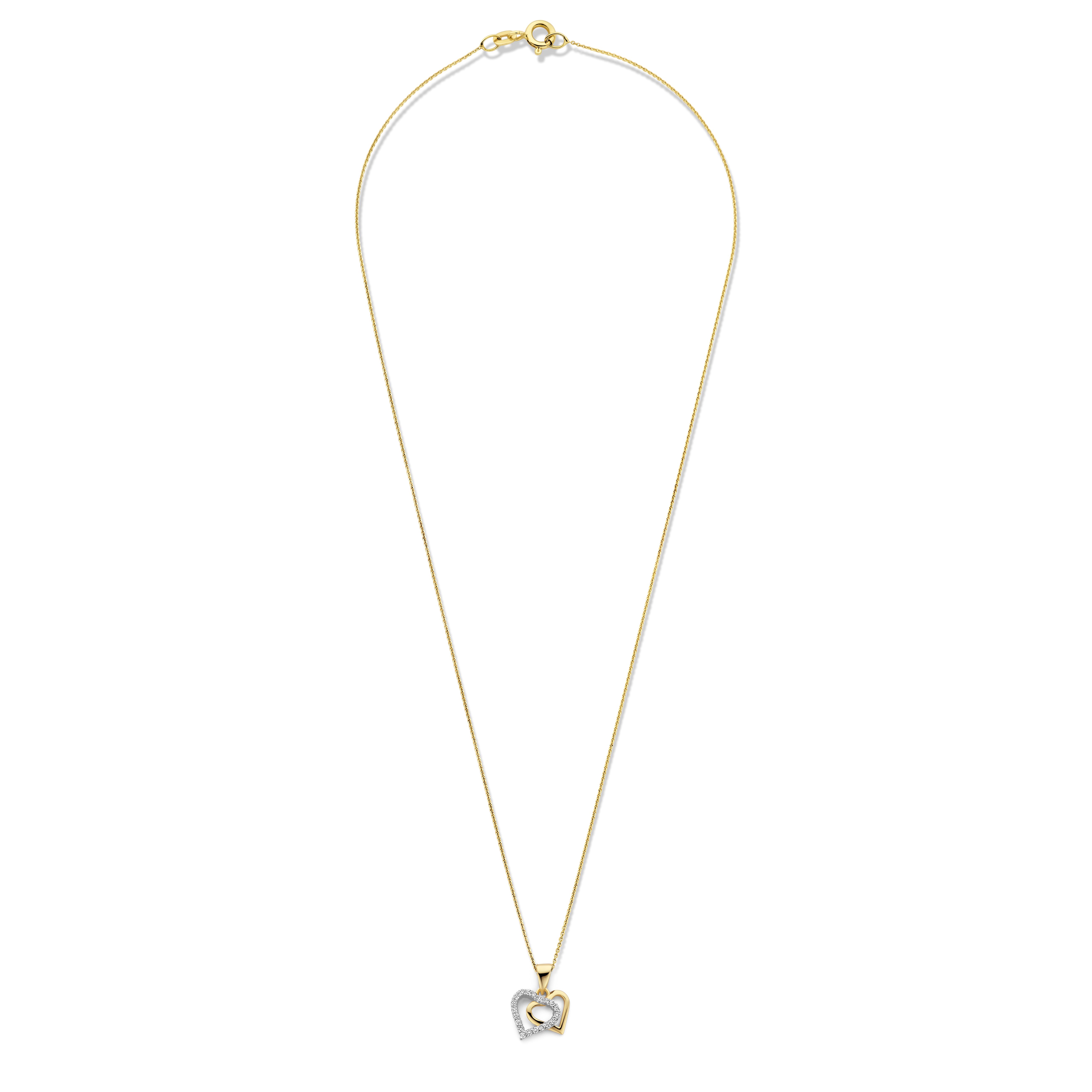 New Bling 14k Gold Plated Necklace 9NB-1436