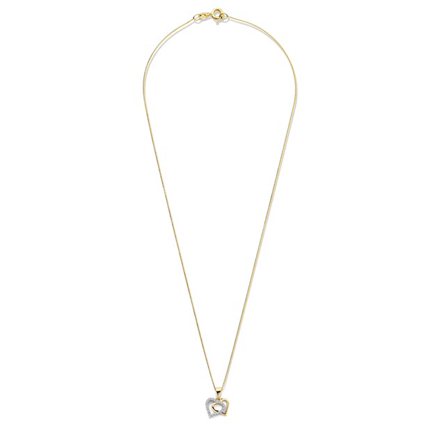 New Bling 14k Gold Plated Necklace 9NB-1436