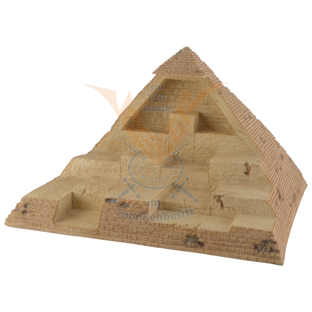 12 Egyptian Gods Miniatures + Pyramid 708-7474/77473