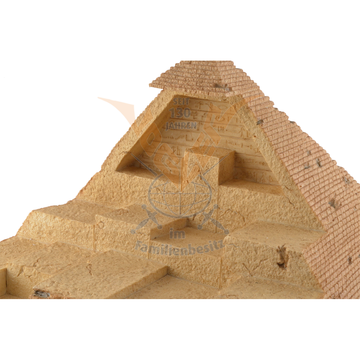 12 Egyptian Gods Miniatures + Pyramid 708-7474/77473