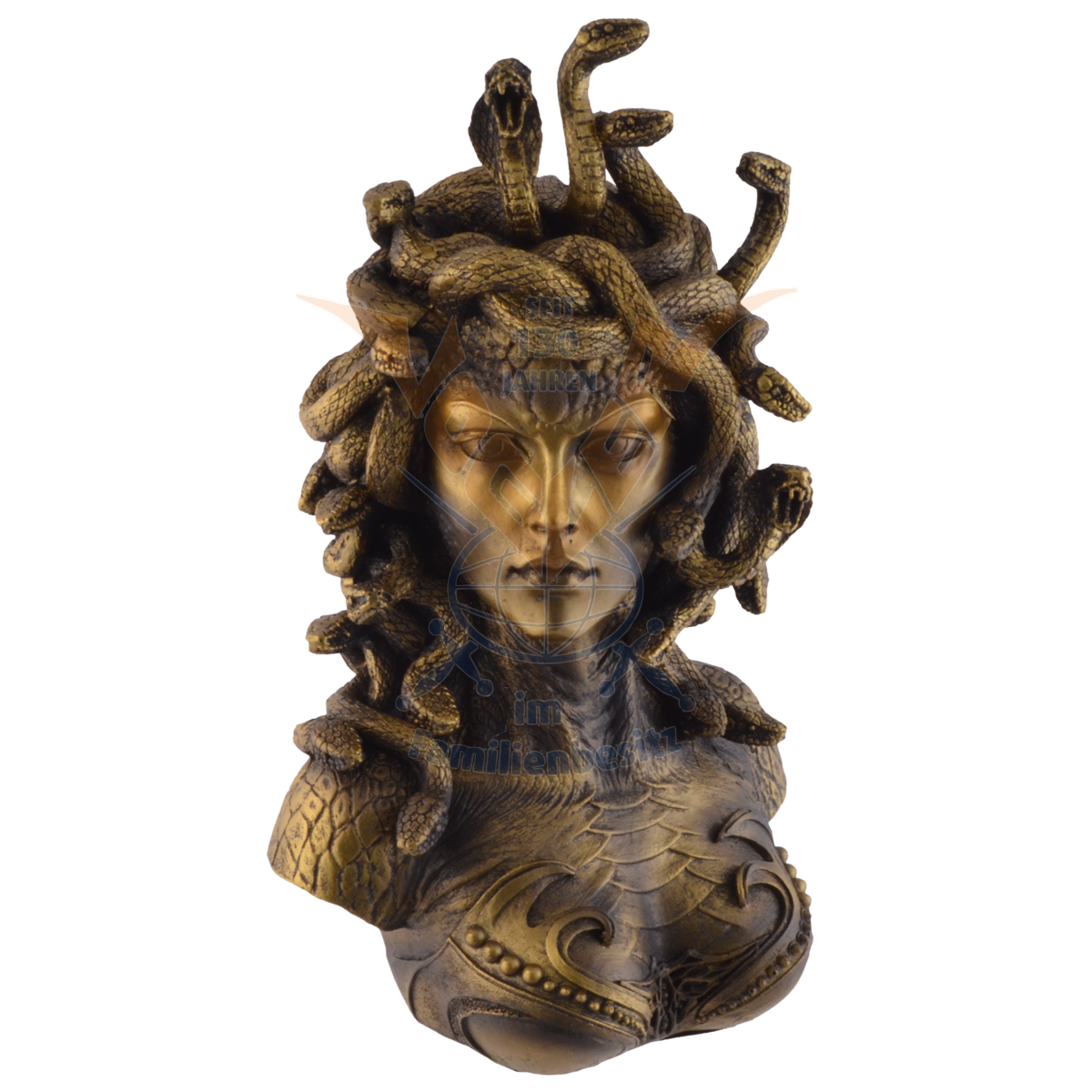 Medusa with Snake Hair Sculpture 28cm 766-7945