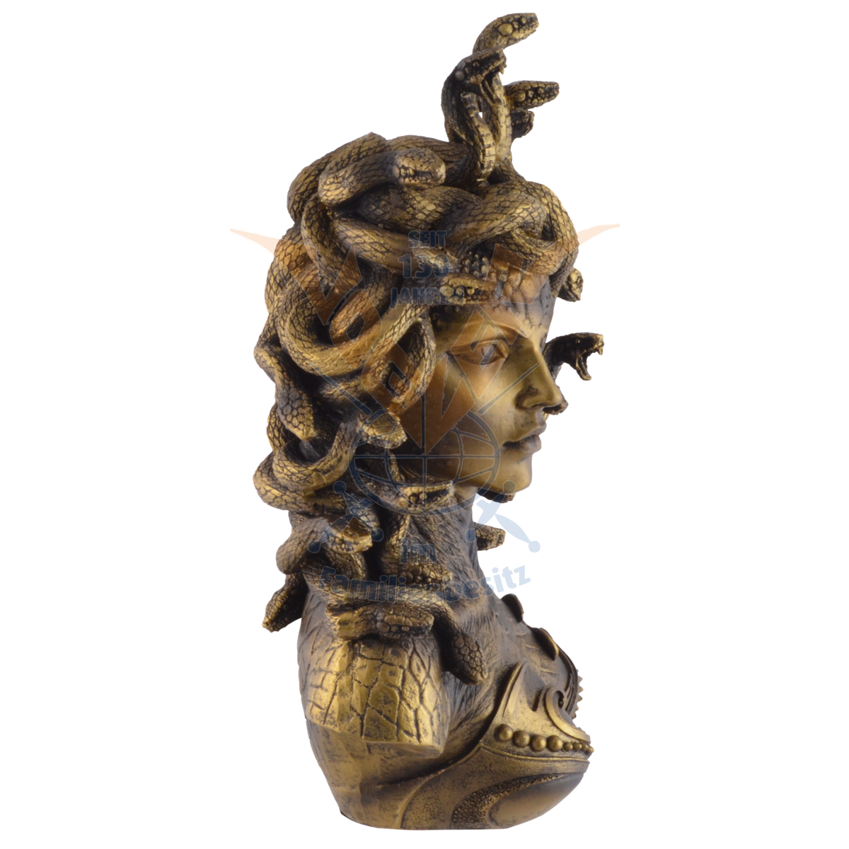 Medusa with Snake Hair Sculpture 28cm 766-7945