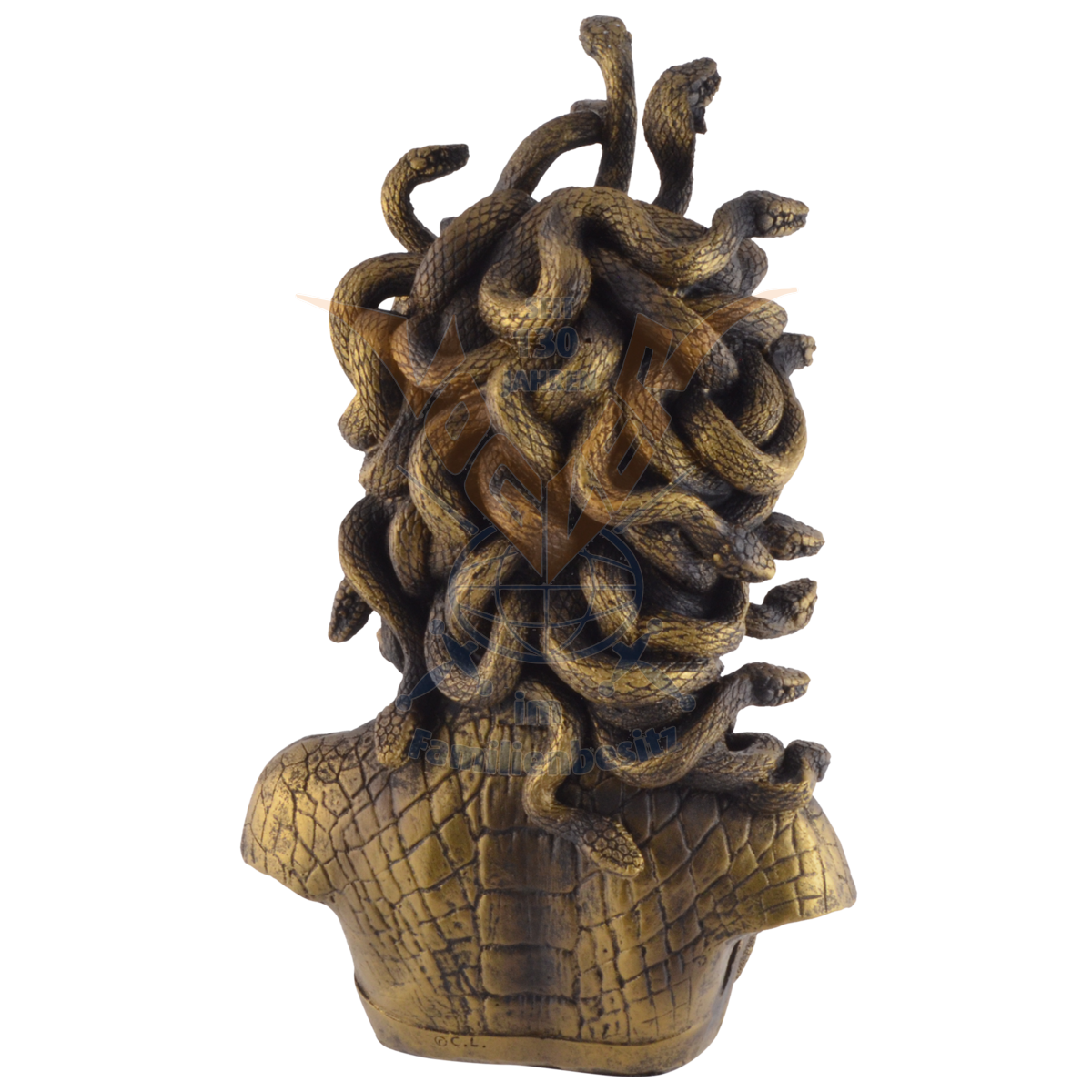 Medusa with Snake Hair Sculpture 28cm 766-7945